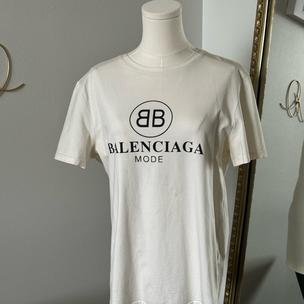 Balenciaga White T-Shirt